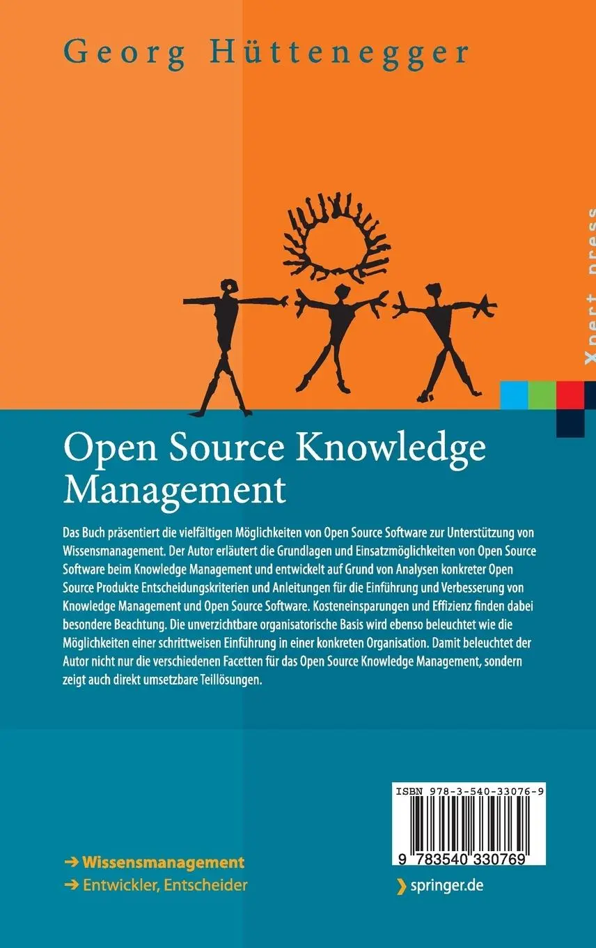 Rückseite: 9783540330769 | Open Source Knowledge Management | Georg Hüttenegger | Buch | xiv