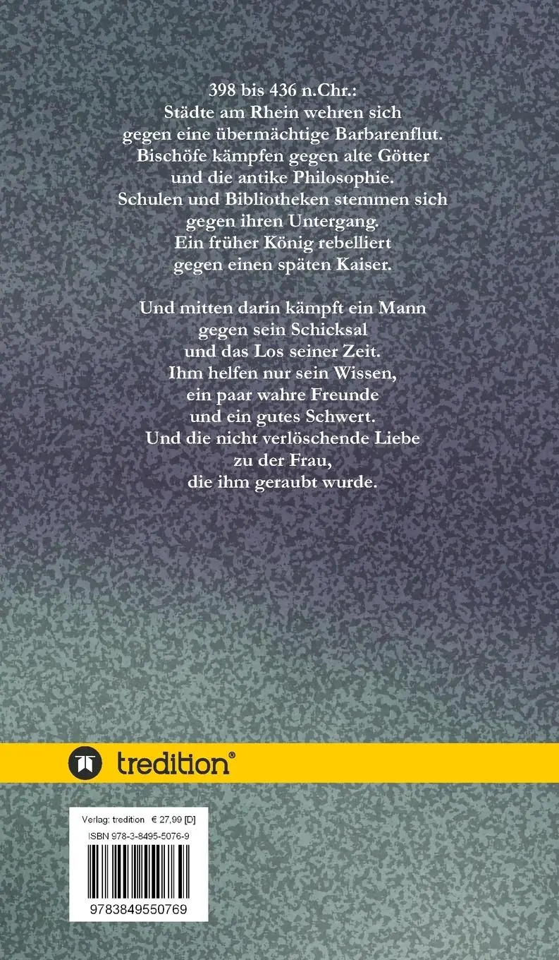 Rückseite: 9783849550769 | Die letzten Tage der Eule | Nils Opitz | Buch | 536 S. | Deutsch
