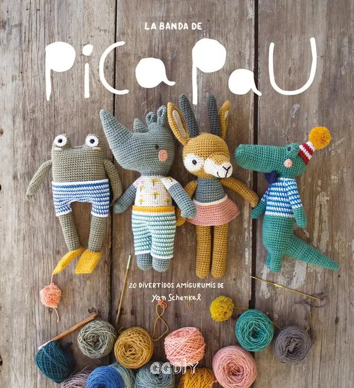 Cover: 9788425230769 | La banda de Pica Pau : 20 divertidos amigurumis | Yan Schenkel | Buch