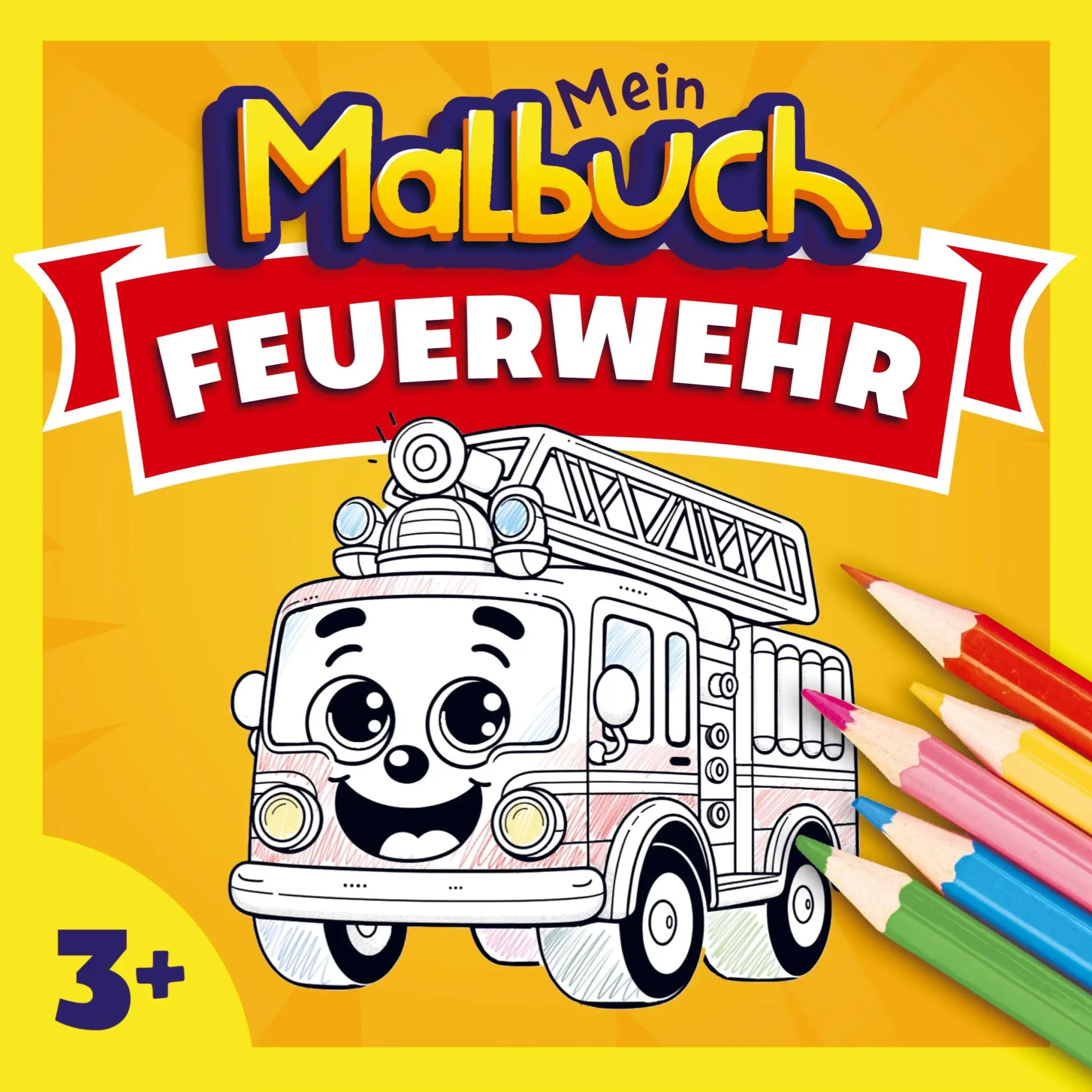 Cover: 9789403800769 | Feuerwehr Malbuch für Kinder ab 3 Jahren | Mein Malbuch | Taschenbuch