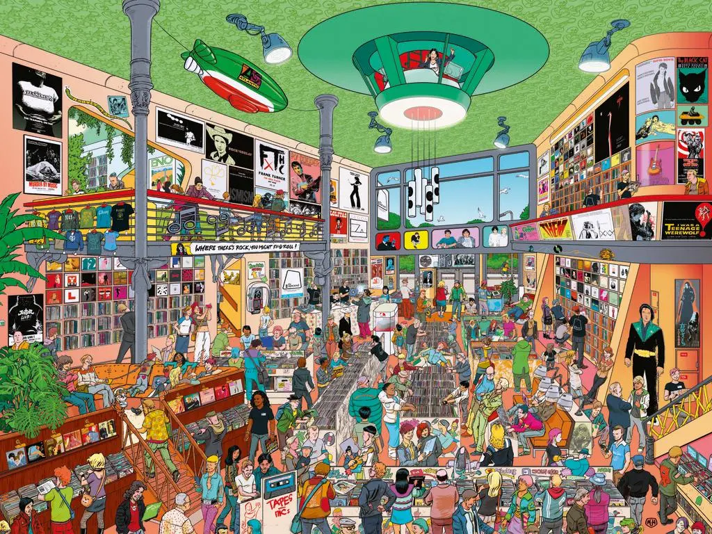 Bild: 4001689300869 | Record Store | 1500 Teile | Mehrteiliges Produkt in Box/Schachtel