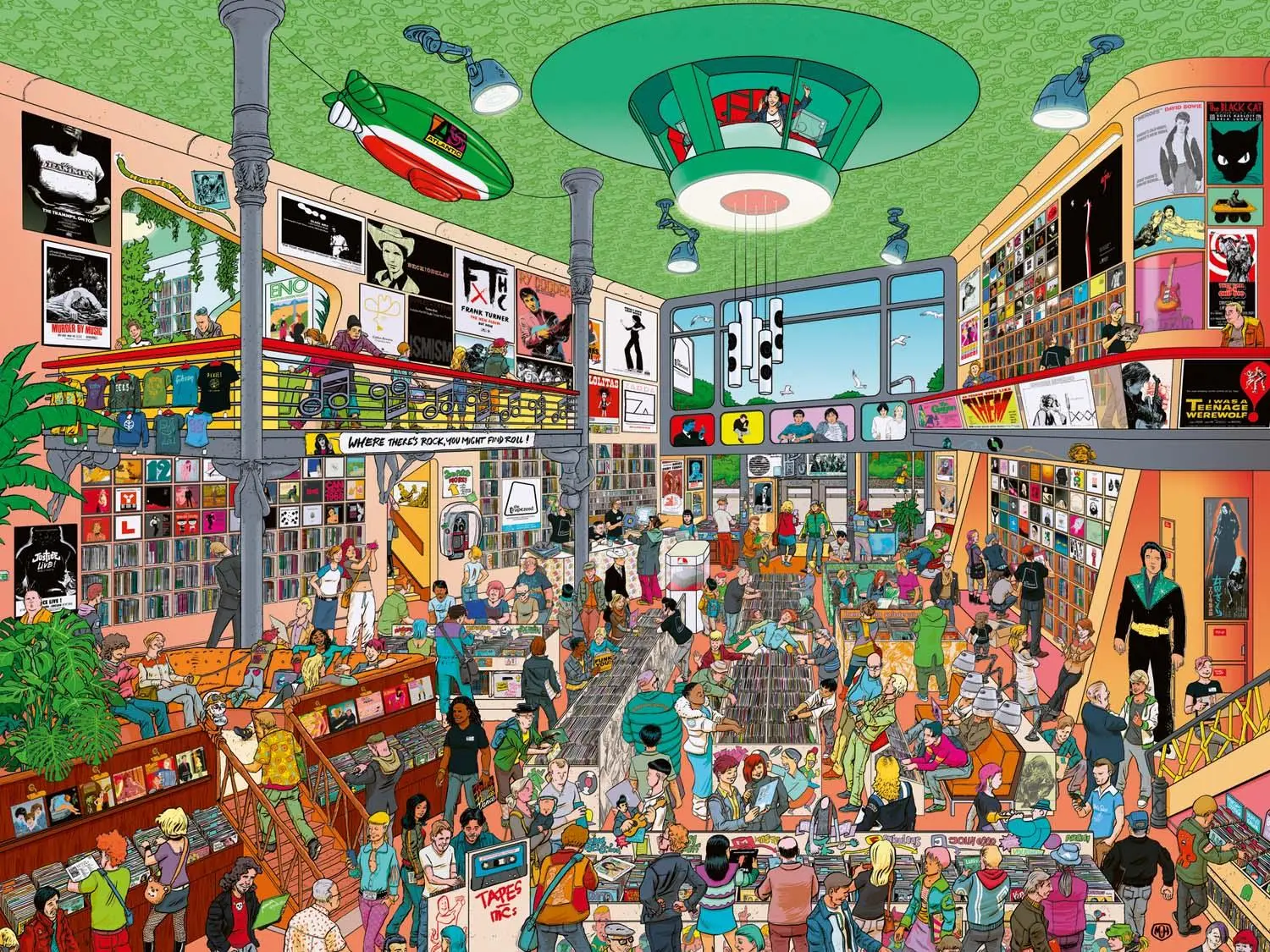 Bild: 4001689300869 | Record Store | 1500 Teile | Mehrteiliges Produkt in Box/Schachtel