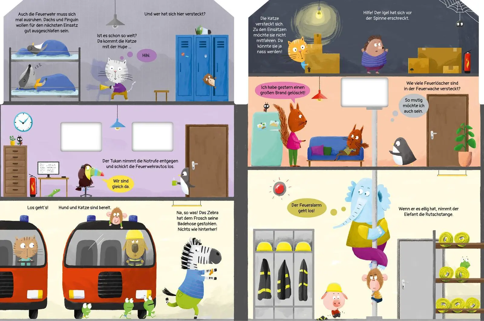 Bild: 9783480240869 | Buch &amp; Spielhaus zum Aufstellen: Meine Feuerwehr | Andrea Ringli