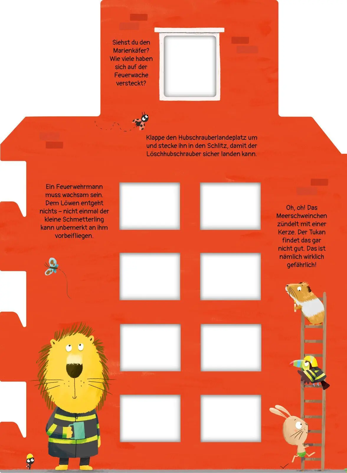 Bild: 9783480240869 | Buch &amp; Spielhaus zum Aufstellen: Meine Feuerwehr | Andrea Ringli