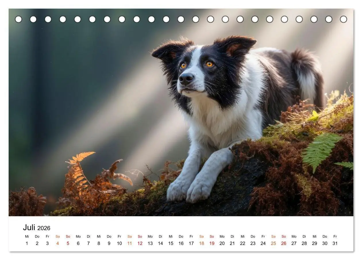 Bild: 9783516730869 | Border Collies Hüteprofis (Tischkalender 2026 DIN A5 quer),...