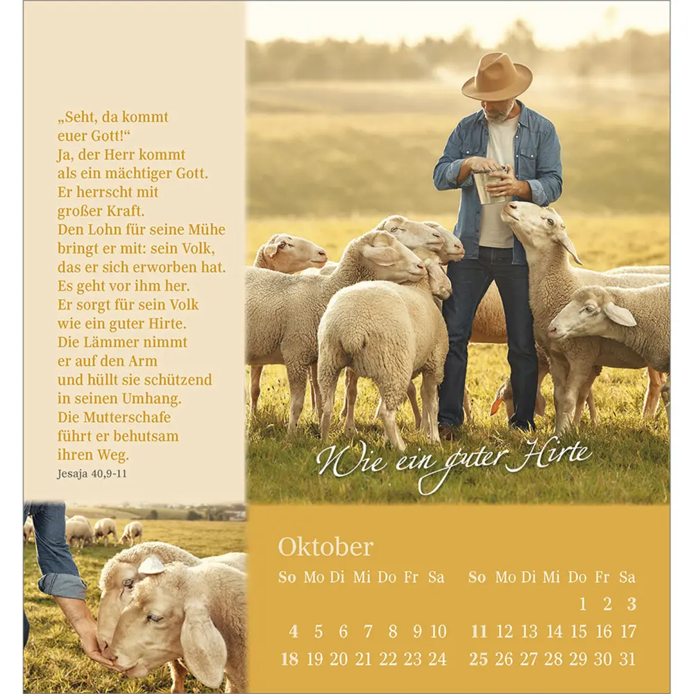 Bild: 9783754880869 | Sei behütet und geborgen 2026 | Impulse und Gedanken aus Psalm 23