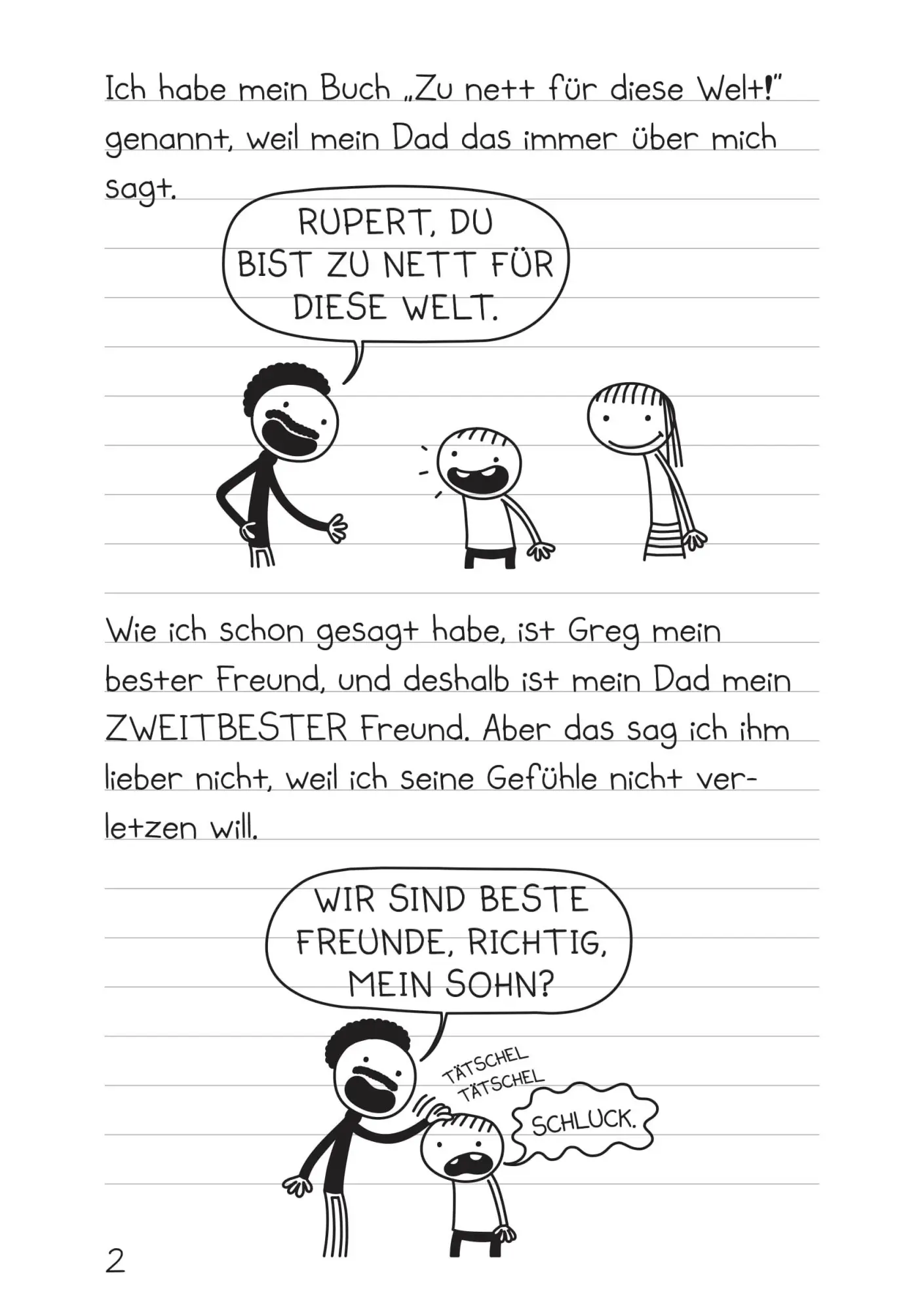 Bild: 9783833910869 | Ruperts Tagebuch - Zu nett für diese Welt! Jetzt rede ich! | Kinney