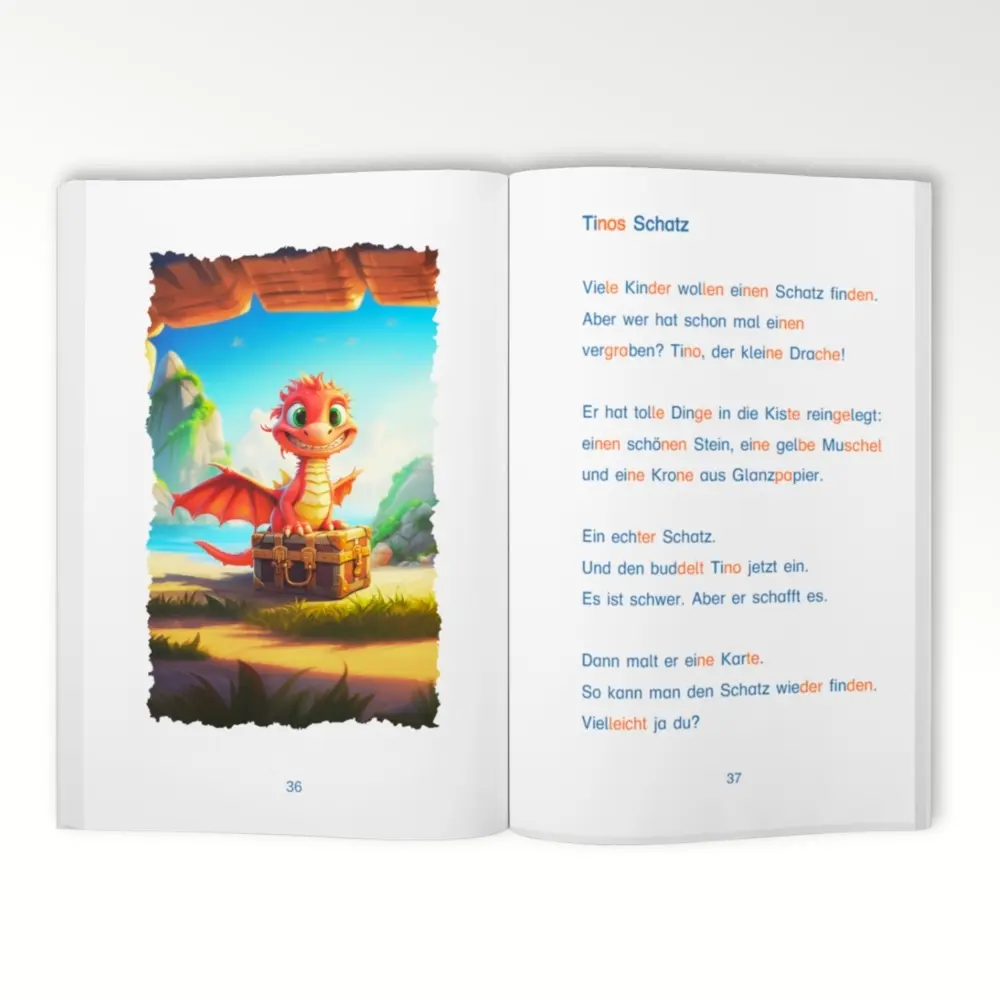 Bild: 9783988760869 | Silbenbuch 1. Klasse - Meine besten Drachengeschichten | Phoebe Wolf