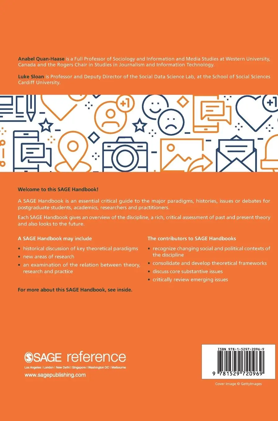 Rückseite: 9781529720969 | The SAGE Handbook of Social Media Research Methods | Buch | Gebunden