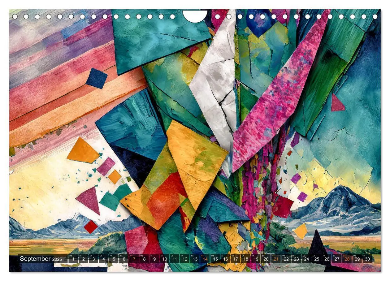 Bild: 9783383830969 | Spiel der Farben und Formen (Wandkalender 2025 DIN A4 quer),...