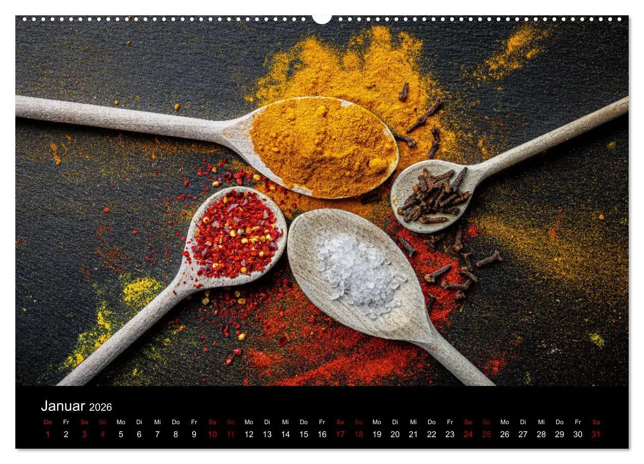 Bild: 9783457320969 | Spice Art - Gewürze in Szene gesetzt (Wandkalender 2026 DIN A2...