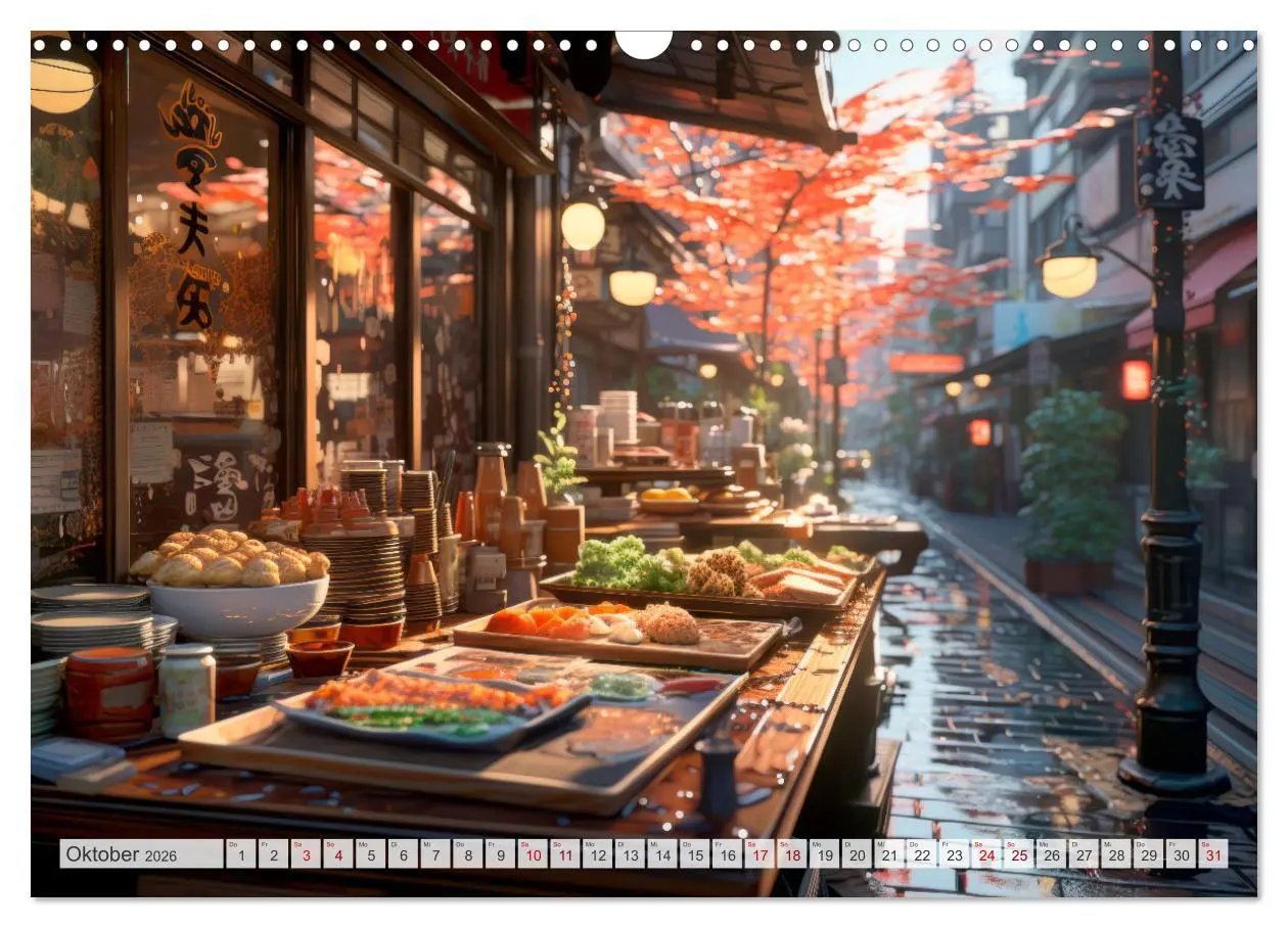 Bild: 9783457490969 | STREET FOOD Genuss International (Wandkalender 2026 DIN A3 quer),...