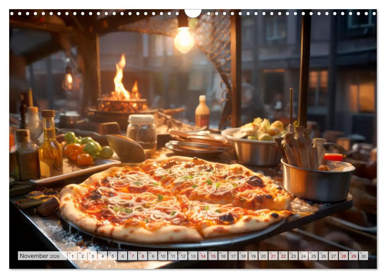 Bild: 9783457490969 | STREET FOOD Genuss International (Wandkalender 2026 DIN A3 quer),...