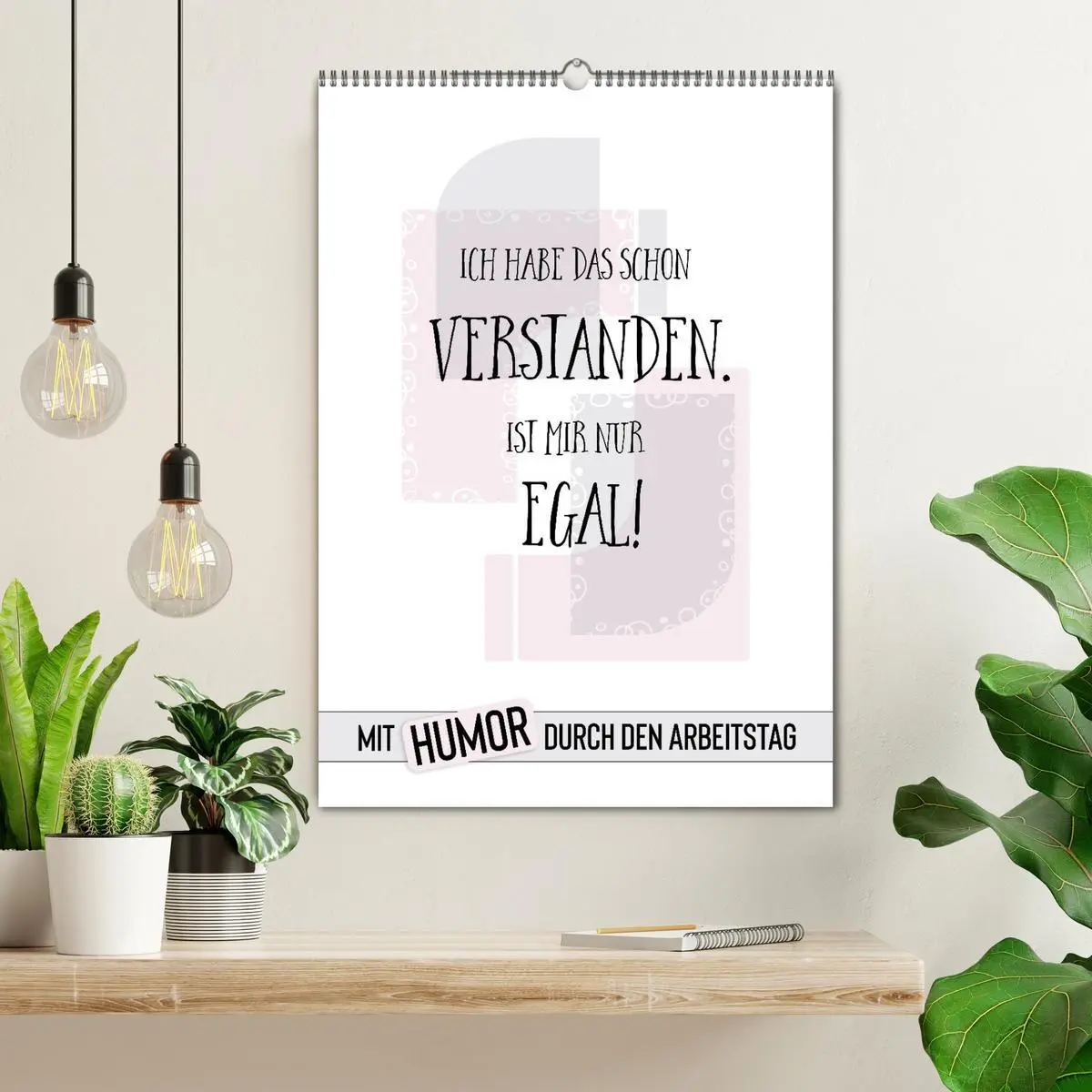 Bild: 9783516340969 | Mit Humor durch den Arbeitstag (Wandkalender 2026 DIN A2 hoch),...