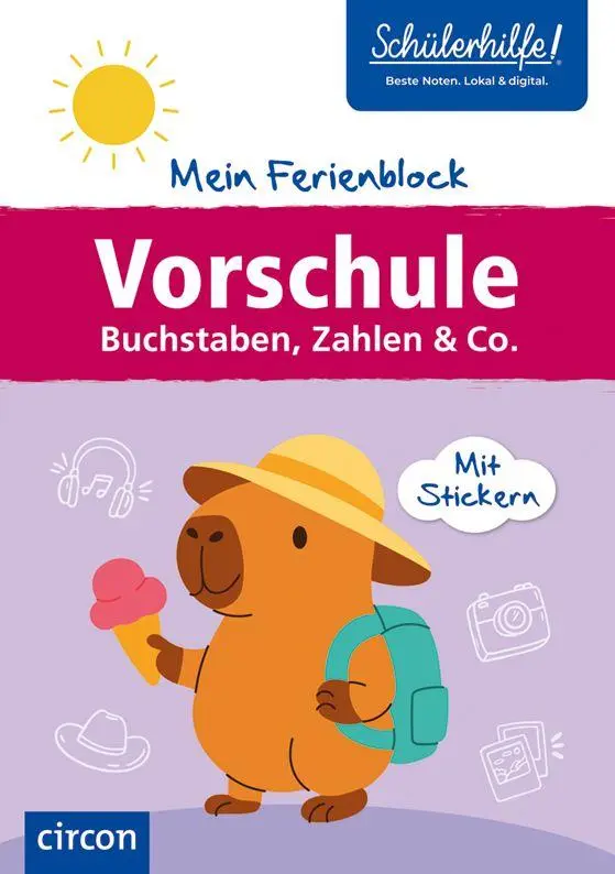 Cover: 9783790100969 | Mein Ferienblock - Vorschule | Buchstaben, Zahlen &amp; Co. | Taschenbuch