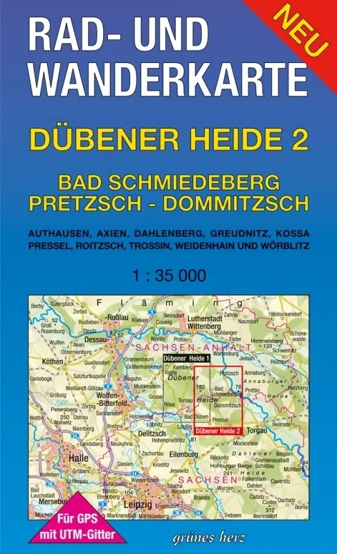 Cover: 9783866360969 | Rad- und Wanderkarte Dübener Heide. Tl.2 | Lutz Gebhardt | Deutsch