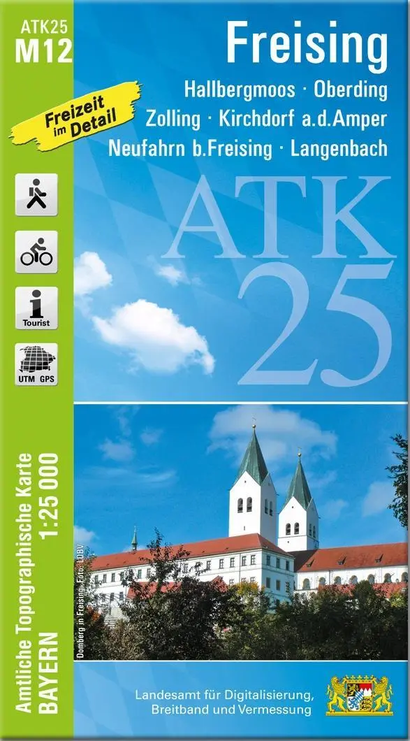 Cover: 9783987760969 | ATK25-M12 Freising (Amtliche Topographische Karte 1:25000) | Deutsch