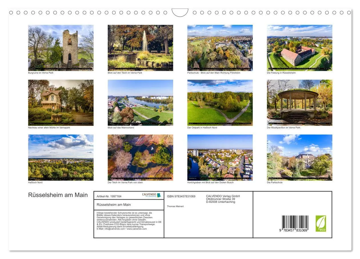 Bild: 9783457831069 | Rüsselsheim am Main (Wandkalender 2026 DIN A3 quer), CALVENDO...