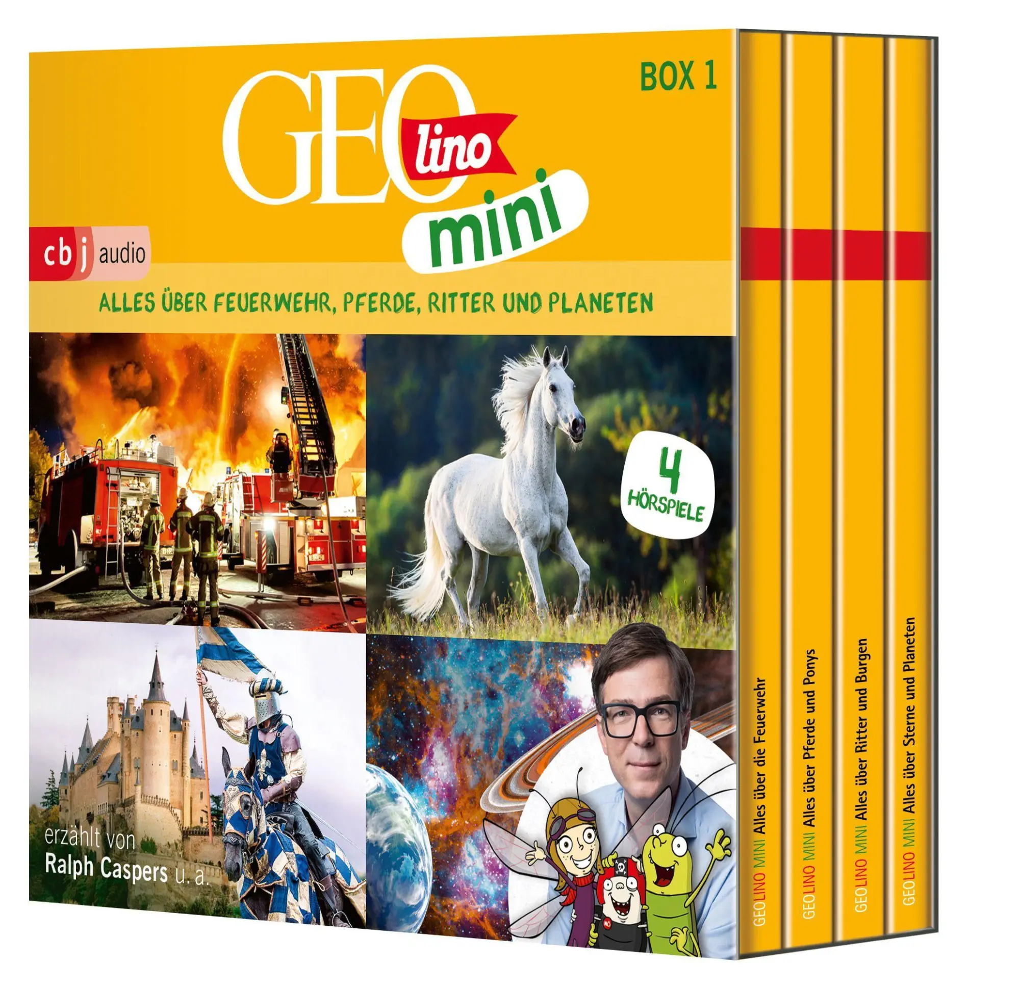 Cover: 9783837161069 | GEOLINO MINI: Box 1 | Eva Dax (u. a.) | Audio-CD | 4 Audio-CDs | 2022