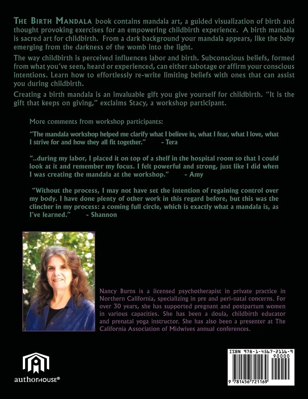 Rückseite: 9781456721169 | Birth Mandala | The Power Of Visioning For Childbirth | Nancy Burns