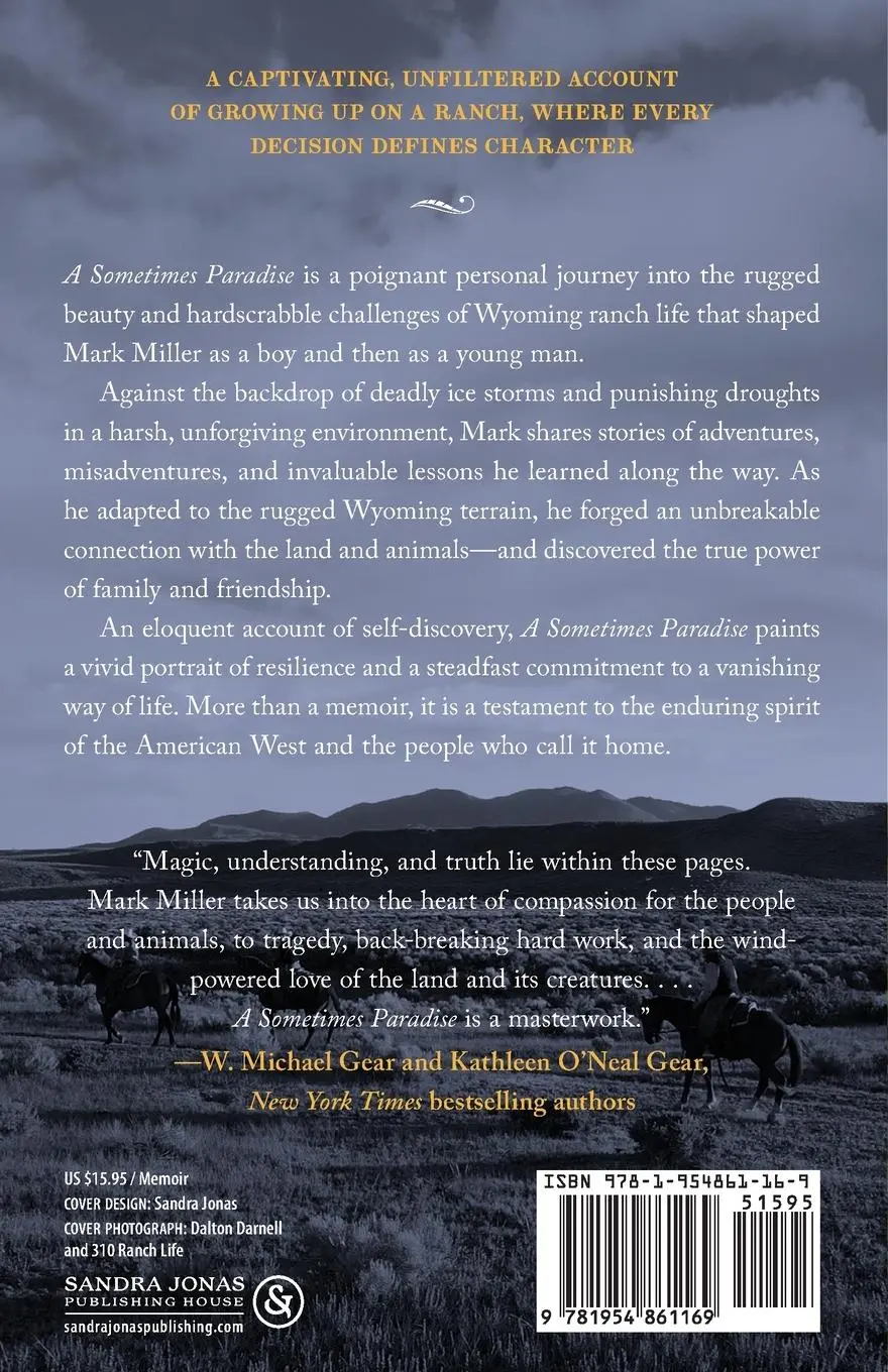 Rückseite: 9781954861169 | A Sometimes Paradise | Reflections on Life in a Wyoming Ranch Family