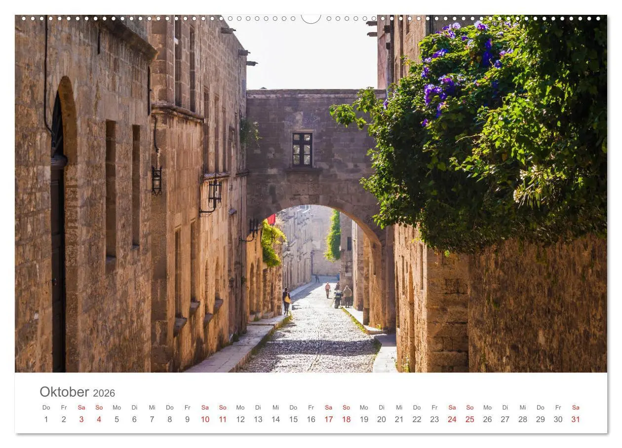Bild: 9783457751169 | RHODOS Impressionen (hochwertiger Premium Wandkalender 2026 DIN A2...