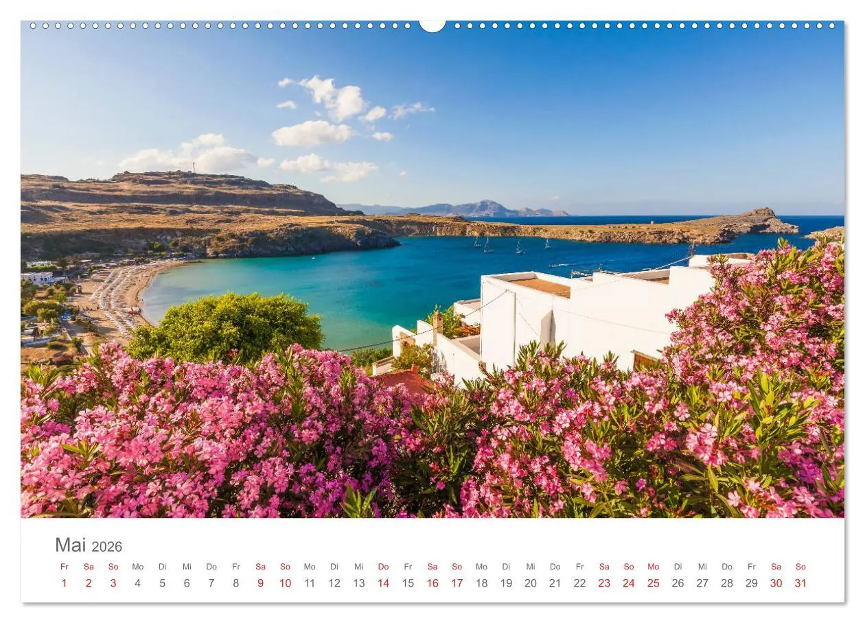 Bild: 9783457751169 | RHODOS Impressionen (hochwertiger Premium Wandkalender 2026 DIN A2...