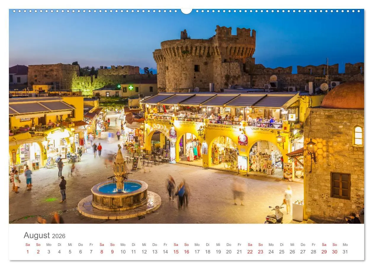 Bild: 9783457751169 | RHODOS Impressionen (hochwertiger Premium Wandkalender 2026 DIN A2...
