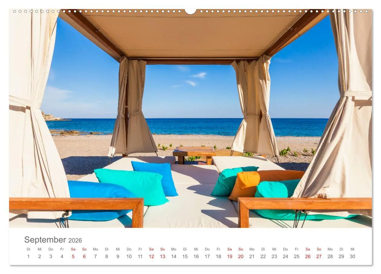 Bild: 9783457751169 | RHODOS Impressionen (hochwertiger Premium Wandkalender 2026 DIN A2...