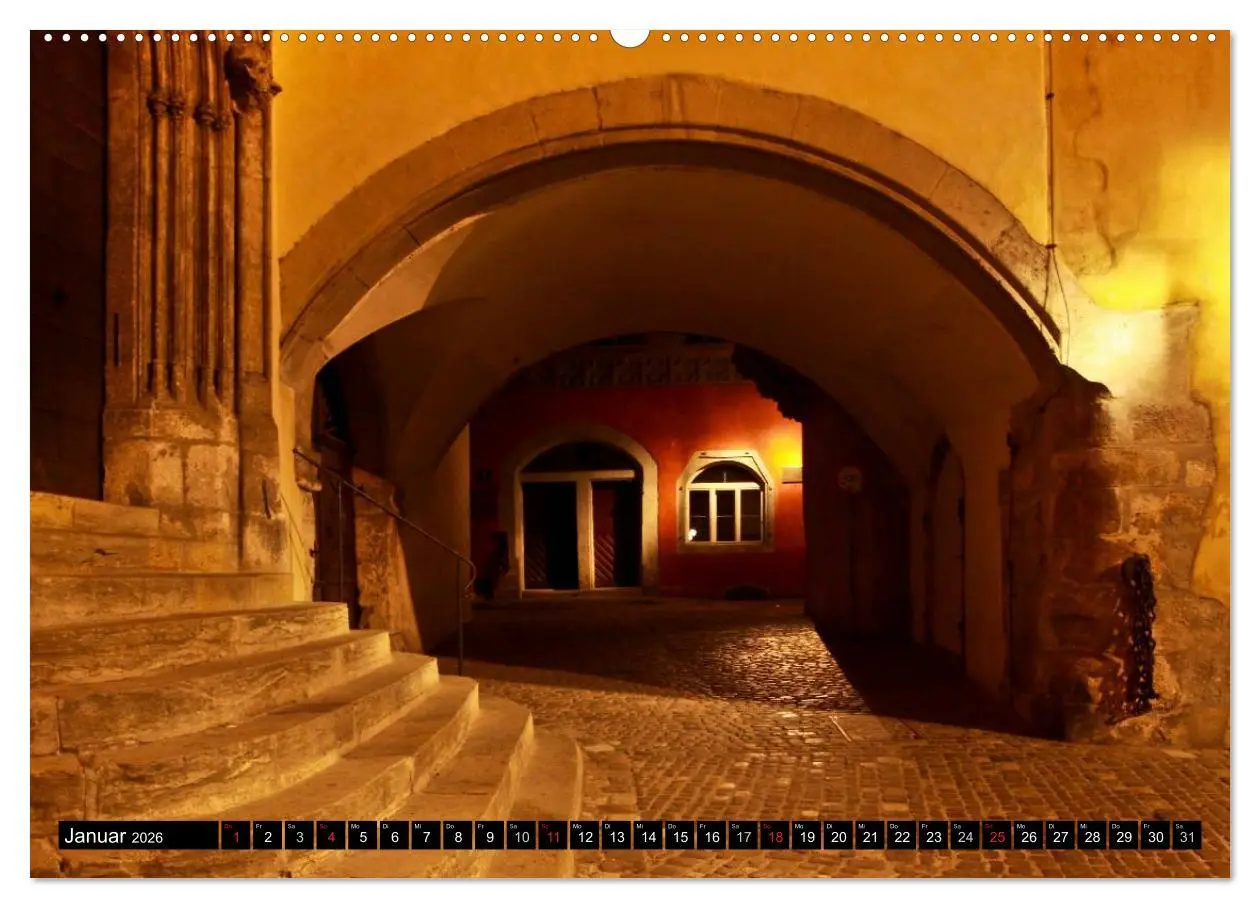 Bild: 9783516081169 | Romantisches Regensburg (Wandkalender 2026 DIN A2 quer), CALVENDO...
