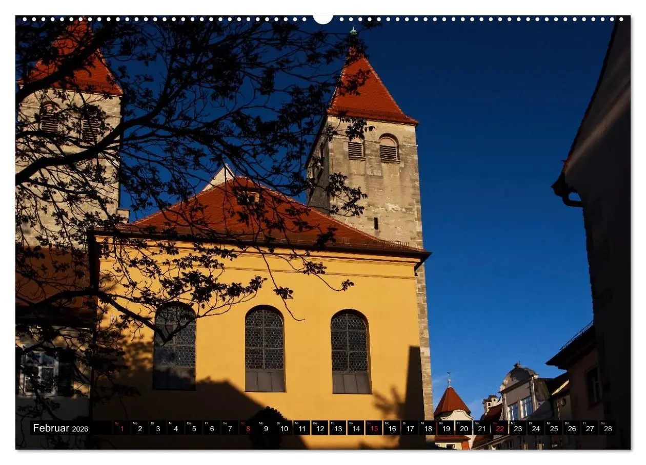 Bild: 9783516081169 | Romantisches Regensburg (Wandkalender 2026 DIN A2 quer), CALVENDO...