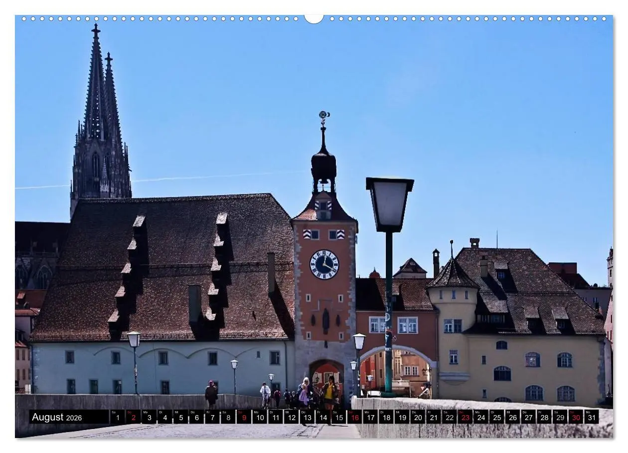 Bild: 9783516081169 | Romantisches Regensburg (Wandkalender 2026 DIN A2 quer), CALVENDO...