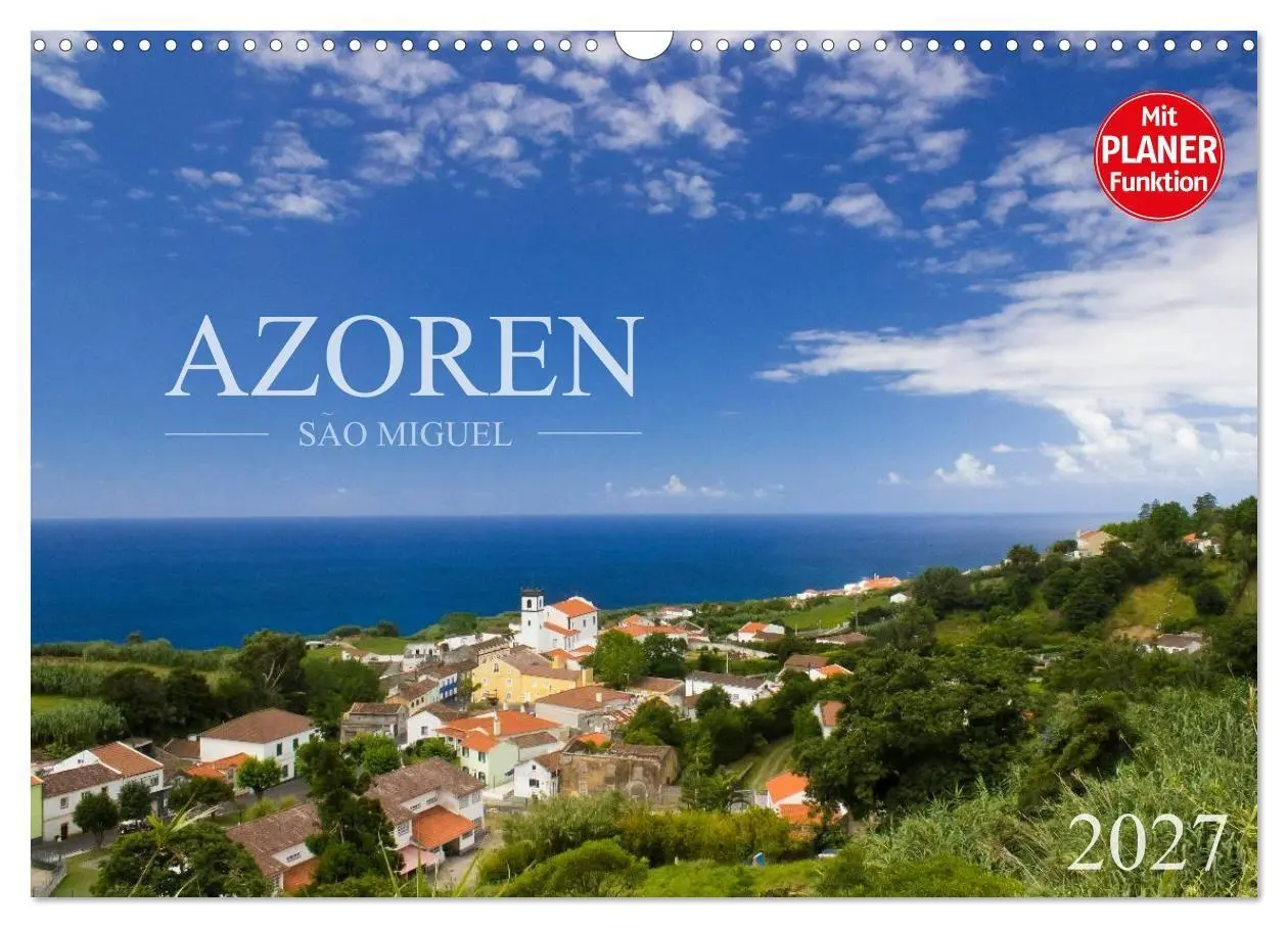 Cover: 9783569931169 | Azoren - São Miguel (Wandkalender 2027 DIN A3 quer), CALVENDO...
