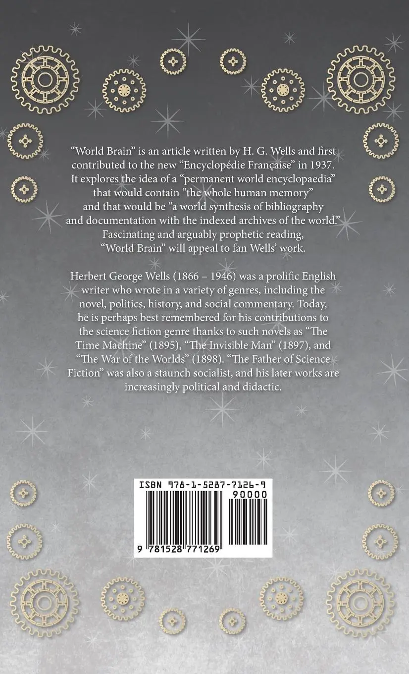 Rückseite: 9781528771269 | World Brain | H. G. Wells | Buch | Gebunden | Englisch | 2016