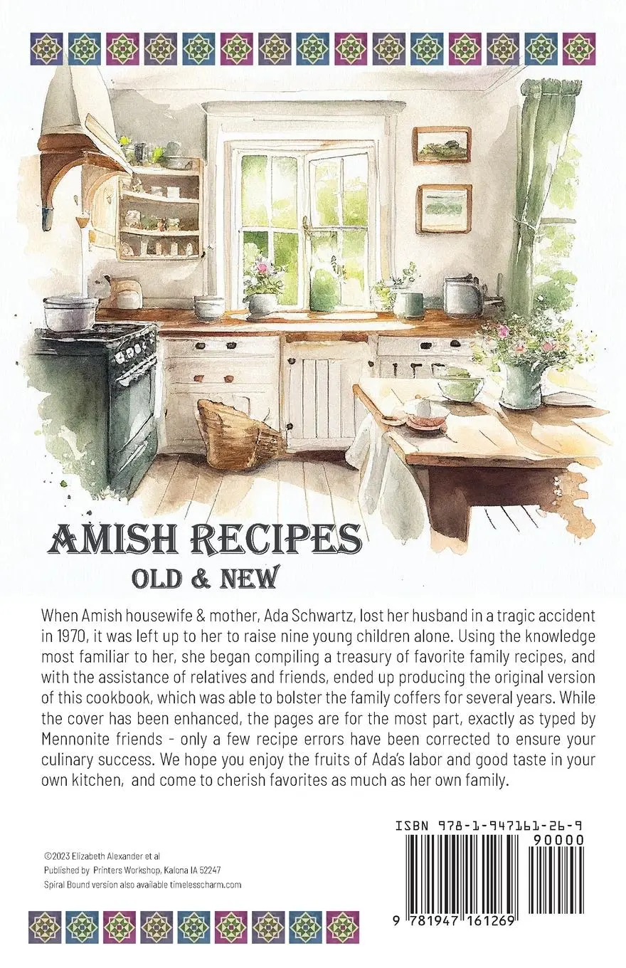 Rückseite: 9781947161269 | Amish Recipes Old &amp; New | Taschenbuch | Englisch | 2024