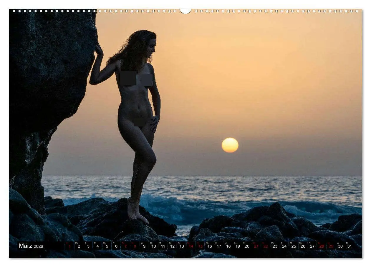 Bild: 9783457671269 | Akt an wilden Meeresküsten (Wandkalender 2026 DIN A2 quer),...