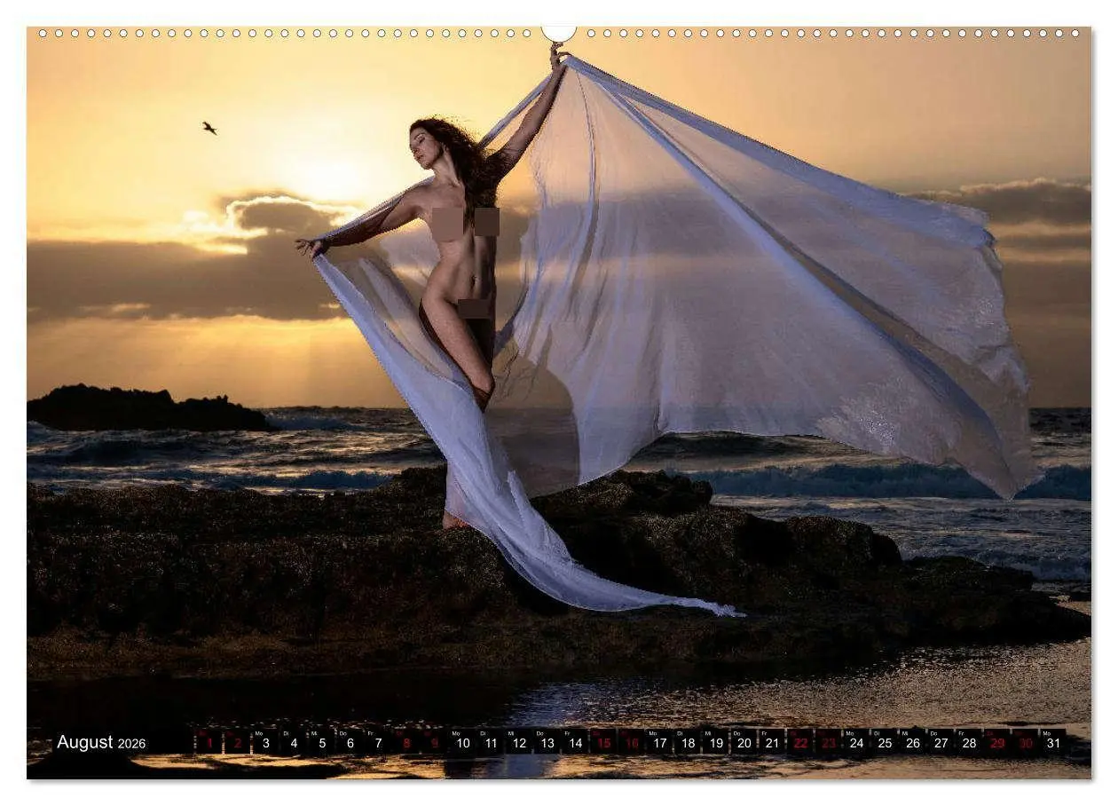 Bild: 9783457671269 | Akt an wilden Meeresküsten (Wandkalender 2026 DIN A2 quer),...