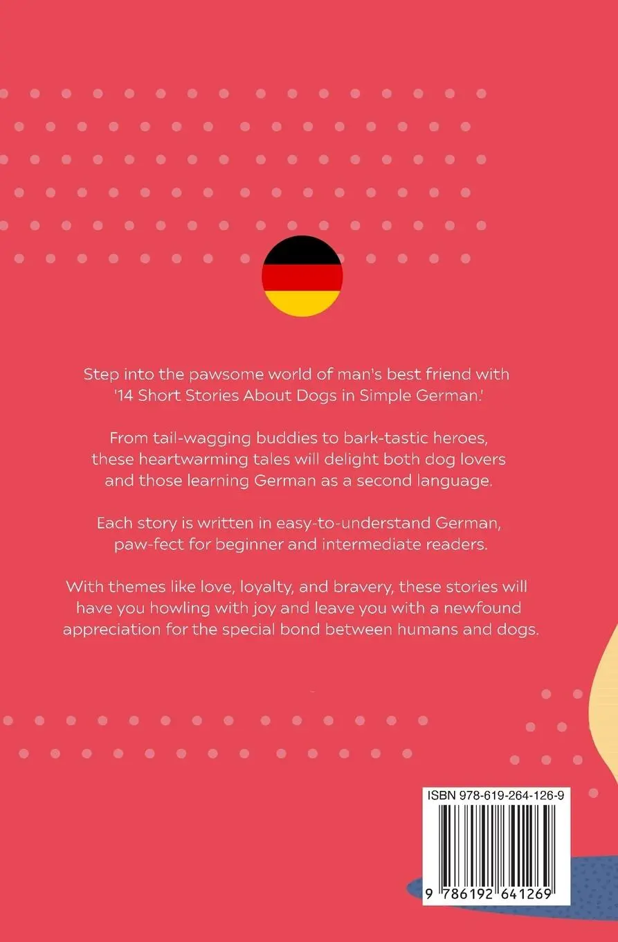 Rückseite: 9786192641269 | Short Stories About Dogs in Intermediate German (B1-B2 CEFR) | Buch