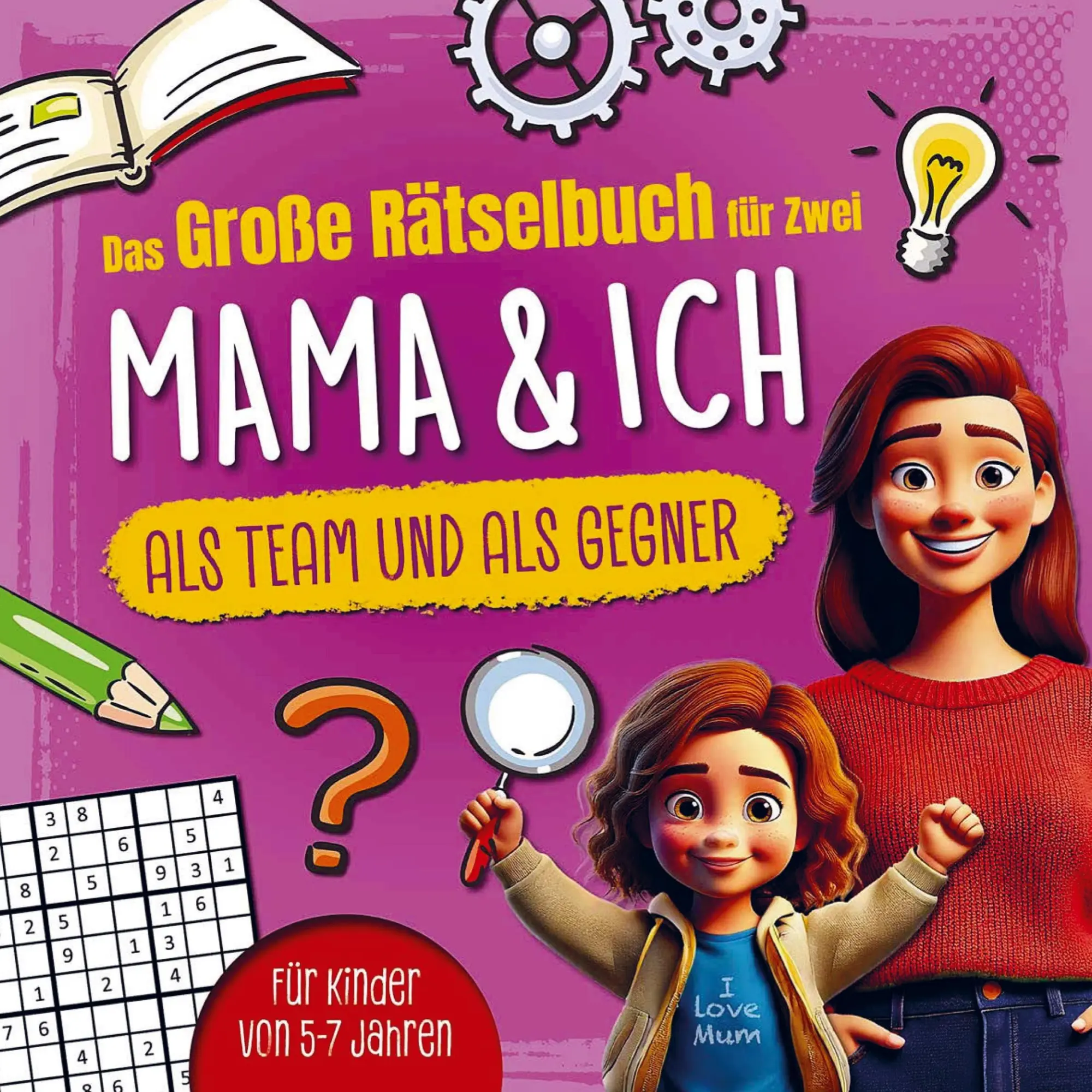 Cover: 9789403821269 | Das große Rätselbuch für Zwei. Mama &amp; ich, als Team &amp; als Gegner