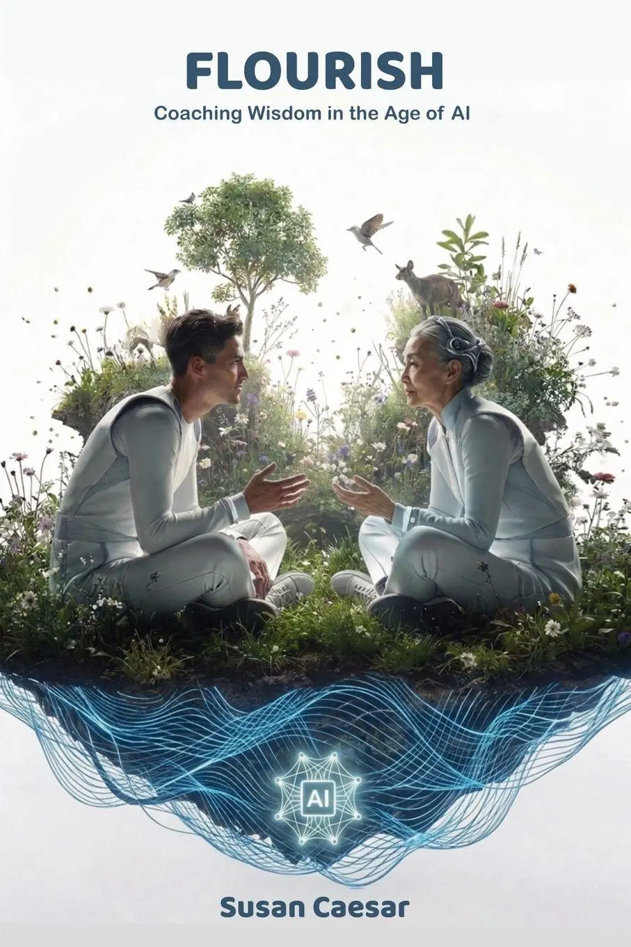 Cover: 9798902971269 | Flourish | Coaching Wisdom in the Age of AI | Susan Caesar | Buch