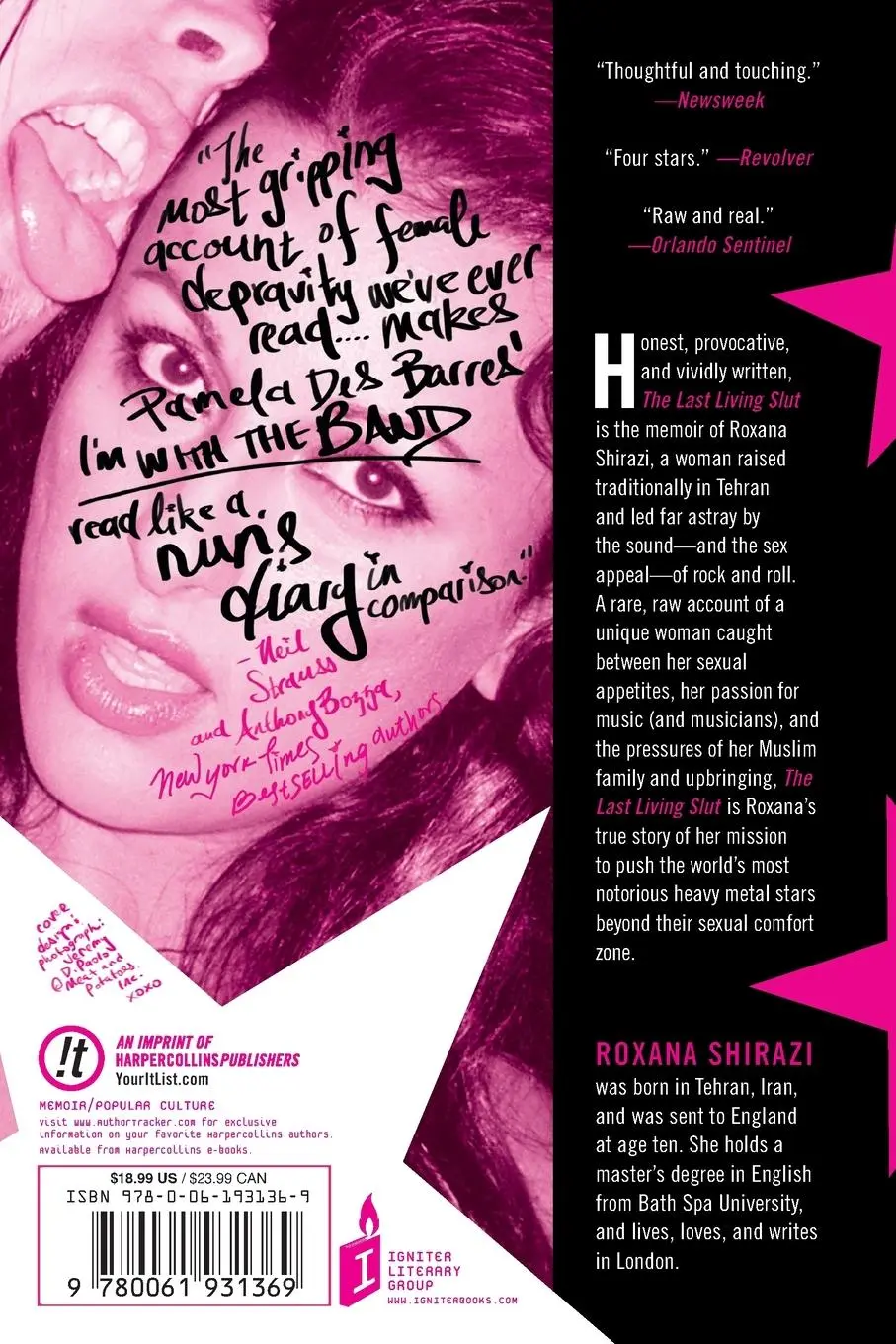 Rückseite: 9780061931369 | Last Living Slut, The | Roxana Shirazi | Taschenbuch | Englisch | 2014