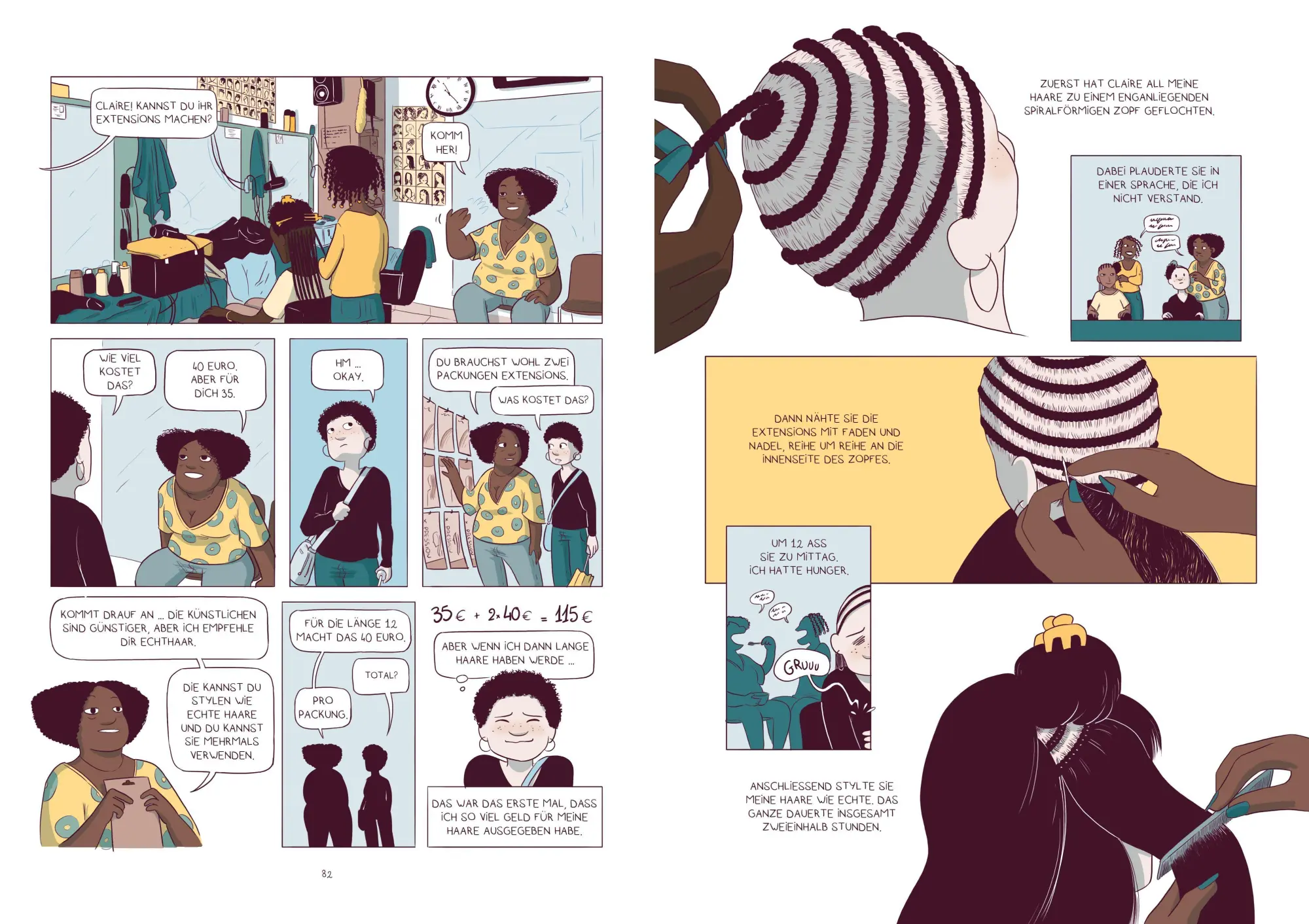 Bild: 9783039641369 | Meine Wurzeln | Eine Graphic Novel über Haare und Identität | Lubie