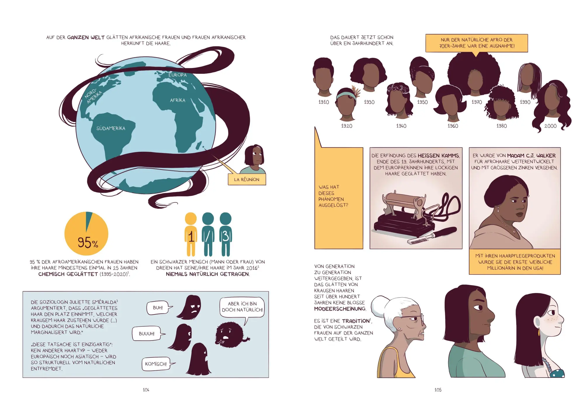 Bild: 9783039641369 | Meine Wurzeln | Eine Graphic Novel über Haare und Identität | Lubie