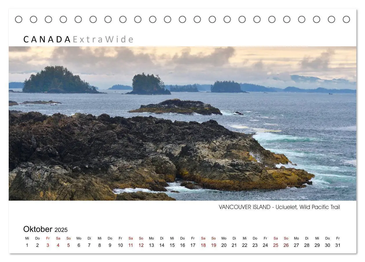 Bild: 9783383791369 | Vancouver Island Panoramabilder (Tischkalender 2025 DIN A5 quer),...