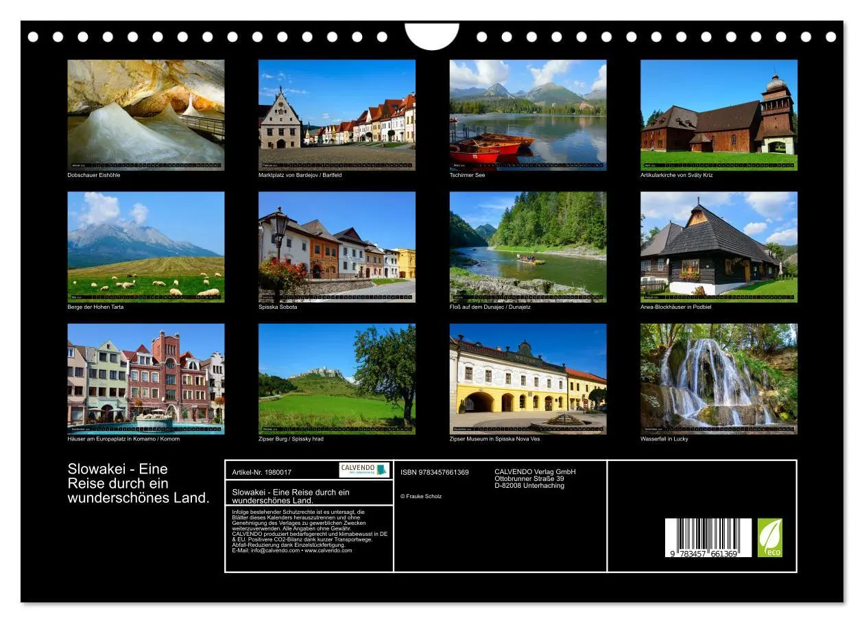 Bild: 9783457661369 | Slowakei - Eine Reise durch ein wunderschönes Land. (Wandkalender...