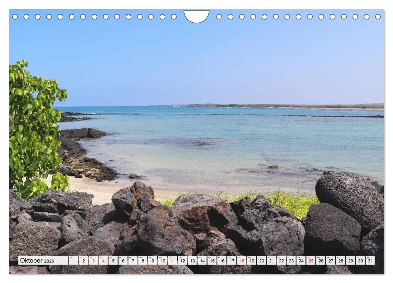 Bild: 9783457731369 | Hawaii the Aloha State (Wandkalender 2026 DIN A4 quer), CALVENDO...