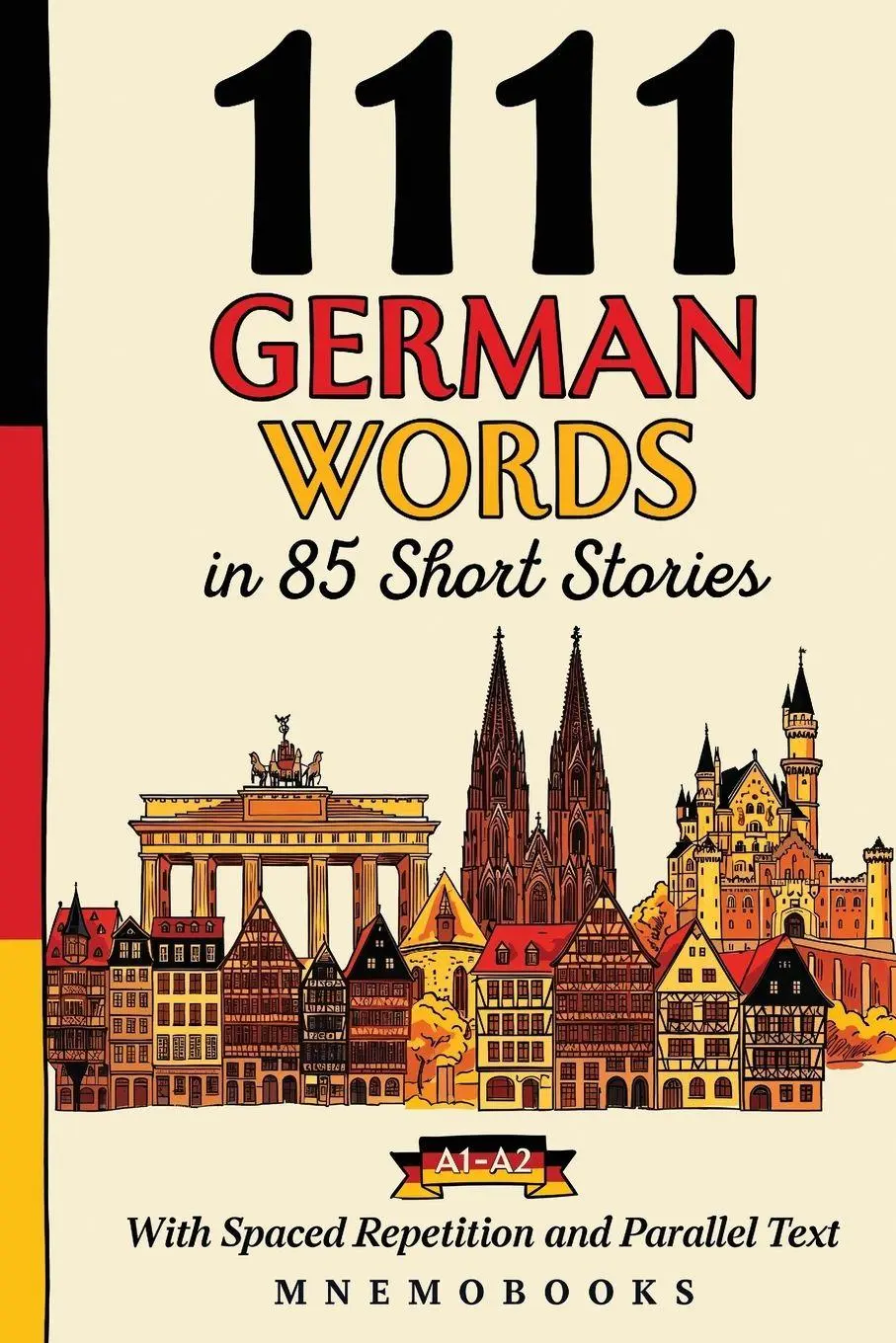 Cover: 9789908981369 | 1111 German Words in 85 Short Stories | Mnemobooks | Taschenbuch