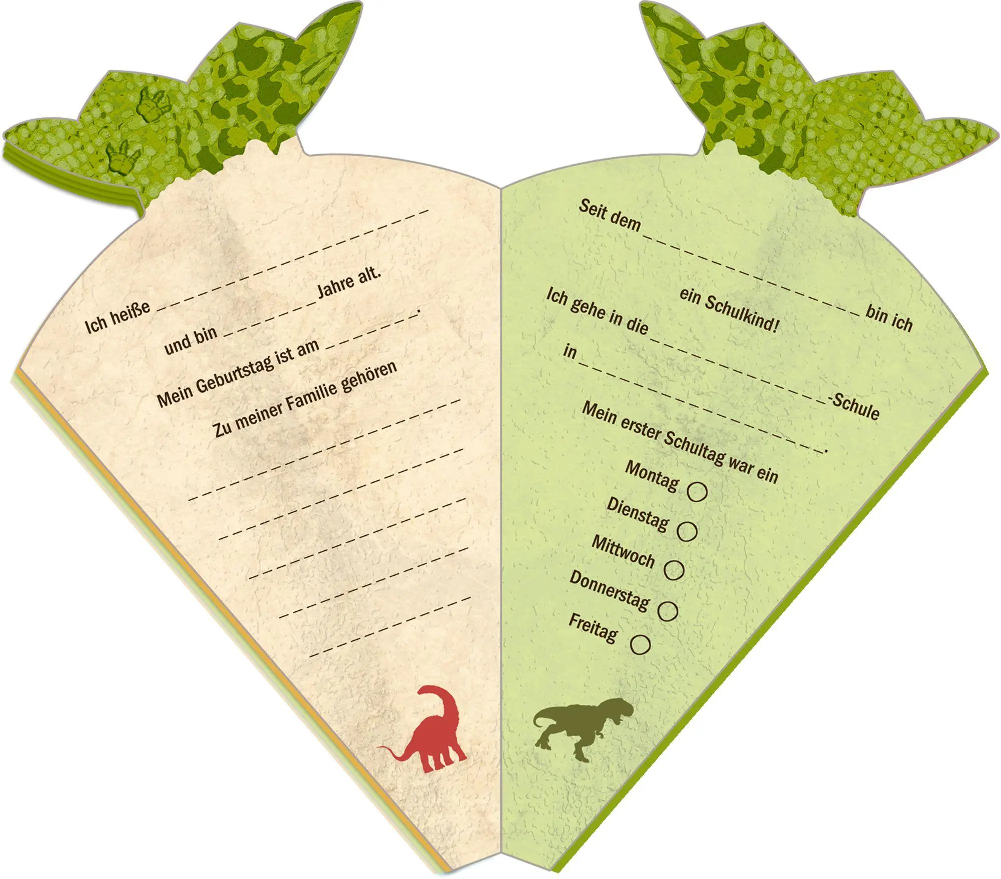 Bild: 4050003971469 | Mini-Schultütenbuch - Viel Spaß in der Schule! | T-Rex World | Frey