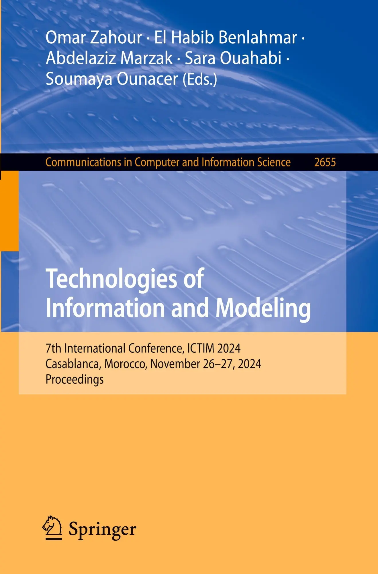 Cover: 9783032151469 | Technologies of Information and Modeling | Omar Zahour (u. a.) | Buch