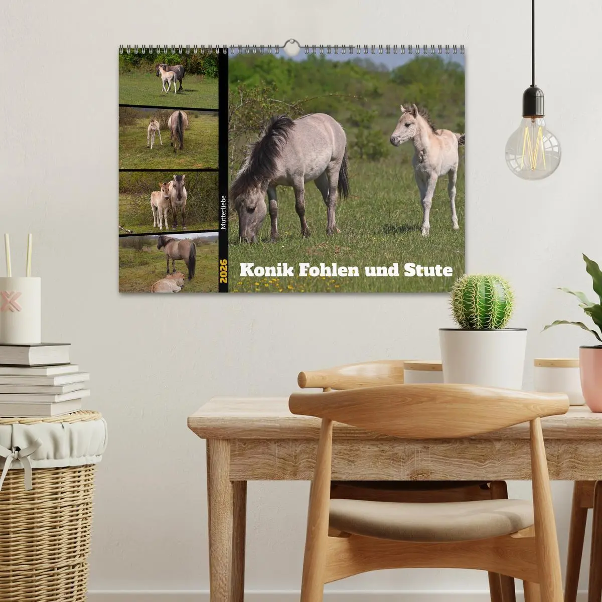 Bild: 9783457581469 | Mutterliebe - Konik Fohlen und Stute (Wandkalender 2026 DIN A3...